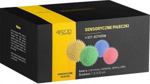 4fizjo Piłki do masażu Spike balls  4 szt. 3