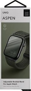 Uniq UNIQ pasek Aspen Apple Watch 44/42mm Braided zielony/cypress green 11