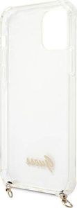 Guess Guess GUHCP12LKC4GSGO iPhone 12 Pro Max 6,7" Transparent hardcase 4G Gold Chain 7