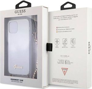 Guess Guess GUHCP12LKC4GSGO iPhone 12 Pro Max 6,7" Transparent hardcase 4G Gold Chain 8