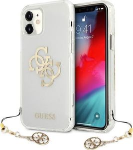 Guess Guess GUHCN61KS4GGO iPhone 11 6,1" Transparent hardcase 4G Gold Charms Collection 1