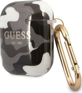 Guess Etui ochronne GUA2UCAMG Camo Collection do AirPods 1/2 szare 2