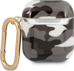 Guess Etui ochronne GUA2UCAMG Camo Collection do AirPods 1/2 szare 3