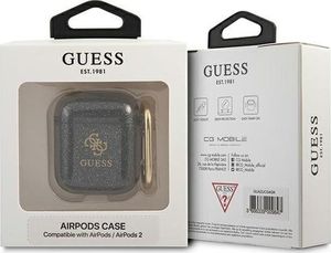 Guess Etui ochronne GUA2UCG4GK Glitter Collection do AirPods 1/2 szare 4