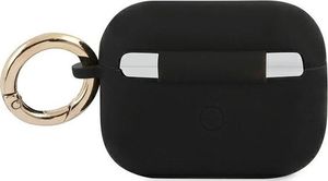 Guess Etui ochronne GUAPSSSK Silicone Vintage Script do AirPods Pro czarne 2