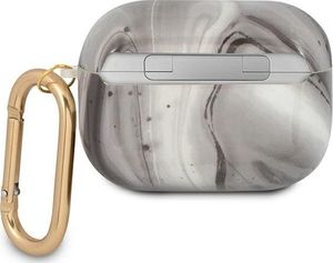 Guess Etui ochronne GUAPUNMK Marble Collection do AirPods Pro szare 2