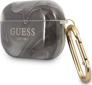 Guess Etui ochronne GUAPUNMK Marble Collection do AirPods Pro szare 3