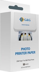 G&G Papier fotograficzny do drukarki Zink 5x7.6 cm (GG-ZP023-50) 1