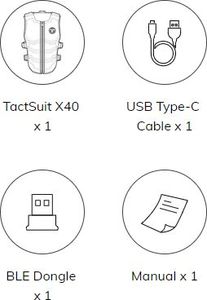 bHaptics Kamizelka dotykowa TactSuit X40 8