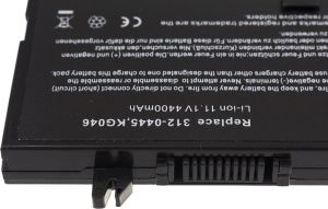 Bateria Green Cell do Dell Latitude D420 D430 312-0443 312-0445 11.1V 6 cell (DE44) 3