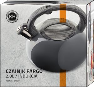 Konighoffer Czajnik stalowy Konighoffer Fargo 2,8 l indukcja gaz 8