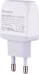 Ładowarka Carmotion MyWay 1x USB-A 1x USB-C 3