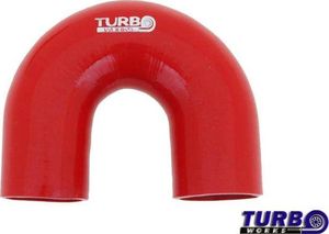 TurboWorks Kolanko 180st TurboWorks Red 63mm 1