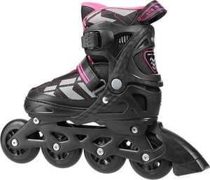 Rolki Nils Extreme NA11002 rekreacyjne regulowane czarne r. 39-42 3
