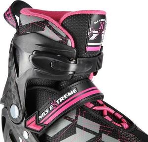 Rolki Nils Extreme NA11002 rekreacyjne regulowane czarne r. 39-42 7