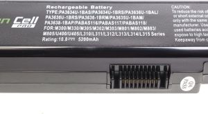 Bateria Green Cell Toshiba Satellite U500/L750/A650/C650/C655/PA3634U-1BRS 10.8V 6 cell (TS03PRO) 3