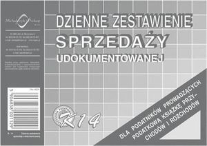 Michalczyk & Prokop Dzienne zestawienie sprzedaży udokumentowanej K-14 1
