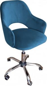 Krzesło biurowe Atos Milano Niebieskie 1