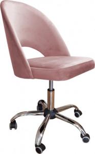 Krzesło biurowe Atos Polo Różowe 1