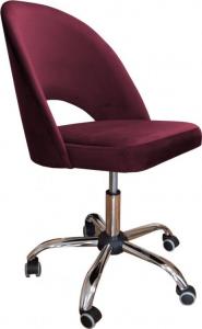 Krzesło biurowe Atos Polo Bordowe 1