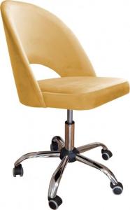 Krzesło biurowe Atos Polo Żółte 1