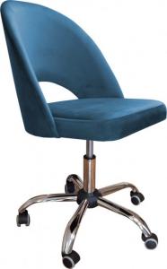 Krzesło biurowe Atos Polo Niebieskie 1