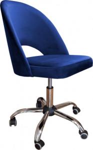 Krzesło biurowe Atos Polo Granatowe 1