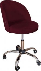 Krzesło biurowe Atos Trix Bordowe 1