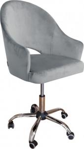 Krzesło biurowe Atos Velvet Szare 1