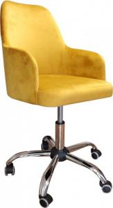 Krzesło biurowe Atos Westa Żółte 1