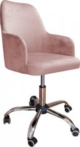 Krzesło biurowe Atos Westa Różowe 1
