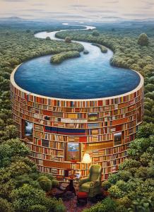 Clementoni Puzzle 1000 elementów Bibliodame (39603) 2