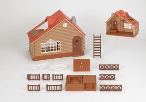 Figurka Epoch Sylvanian Families Domek z bali 2881 3