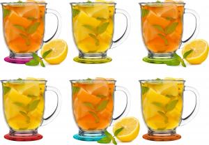 Glasmark Zestaw Kubek Kubas 6 Szt Kolorowe Dno 3