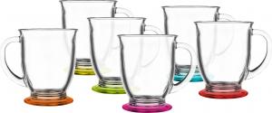 Glasmark Zestaw Kubek Kubas 6 Szt Kolorowe Dno 5