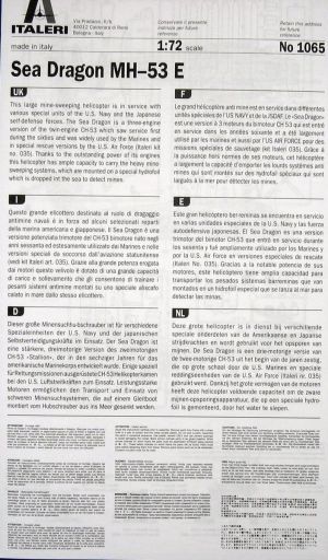 Italeri MH53E Sea Dragon (1065) 6