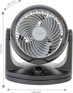 Wentylator Iris Ohyama Woozoo PCF-HD18 czarny 2
