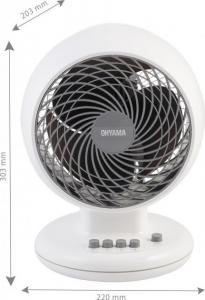 Wentylator Iris Ohyama PCF-M18 biały 3