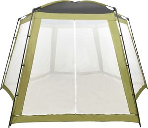 vidaXL Namiot do basenów, tkanina, 500x433x250, zielony 2