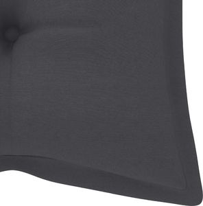 vidaXL Poduszka na huśtawkę tkanina antracytowa 120 cm 5