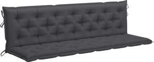 vidaXL Poduszka na huśtawkę antracytowa tkanina 200 cm 1