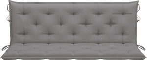 vidaXL Poduszka na huśtawkę szara tkanina 150 cm 2