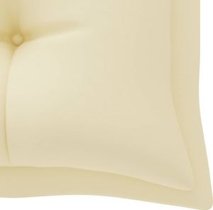 vidaXL Poduszka na huśtawkę kremowa tkanina 180 cm 5