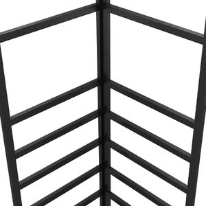 vidaXL Altana ze sznurem lampek, 3x3 m, antracytowa 5
