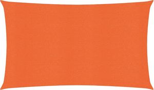 vidaXL Żagiel przeciwsłoneczny, 160 g/m, pomarańczowy, 2x5 m, HDPE 1