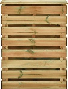 vidaXL Kompostowniki z listew 3 szt., 80x50x100 cm, impregnowana sosna 4