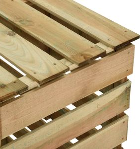 vidaXL Kompostowniki z listew 3 szt., 80x50x100 cm, impregnowana sosna 6