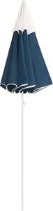 vidaXL Parasol ogrodowy na stalowym słupku, niebieski, 180 cm 4