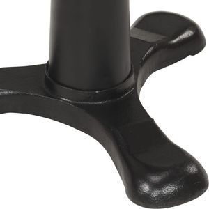 vidaXL Stołki barowe, 2 szt., brązowa skóra naturalna i żeliwo 6