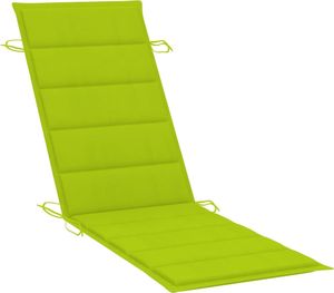 vidaXL Leżaki z poduszkami, 2 szt., lite drewno akacjowe 7